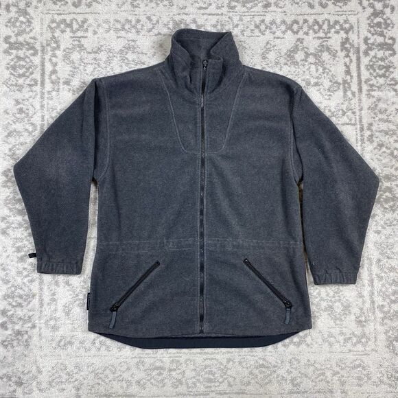 Columbia Sportswear Women's Full Zip Fleece Jacket Gray Mock Neck Size Small - Picture 1 of 5